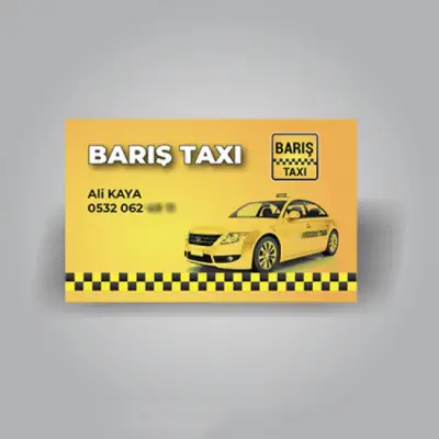 Tek Yüz Parlak Selefonlu Kartvizit